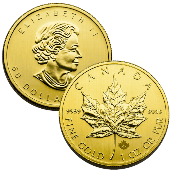 Canadian Gold Maple Leaf Coin American Independence Gold